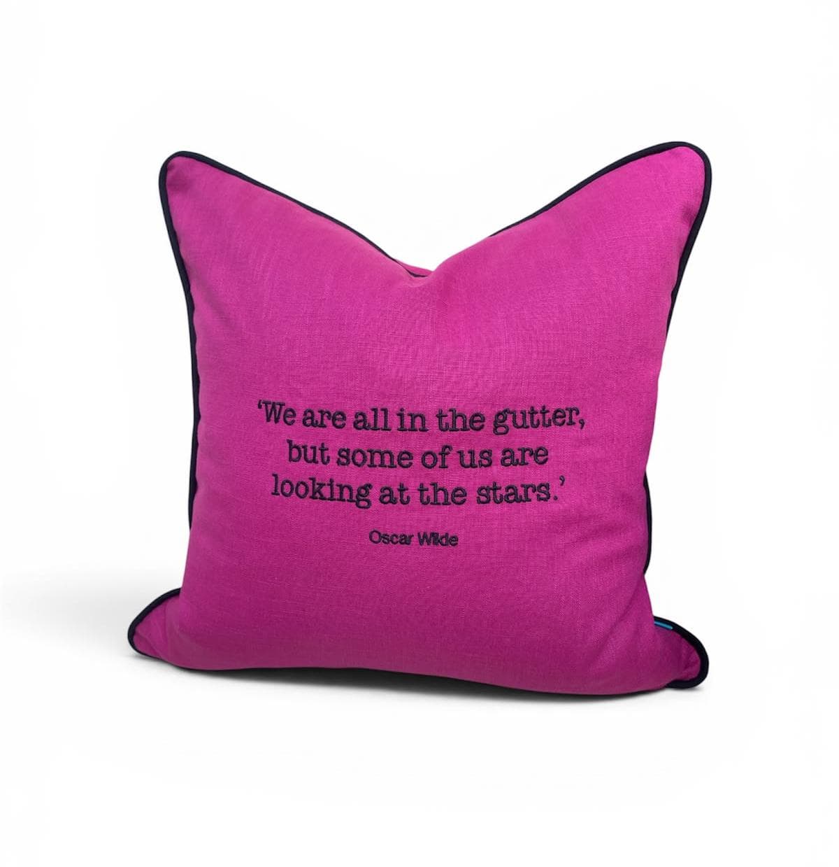 Irish Linen Oscar Wilde Cushion