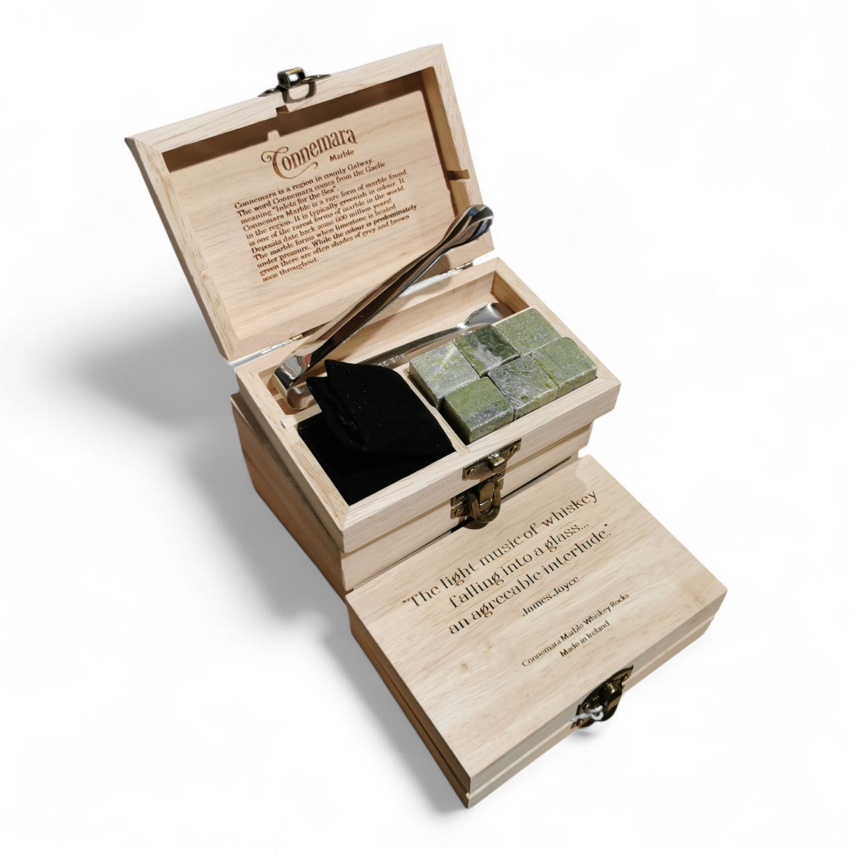 Connemara Marble Whiskey Rocks Set