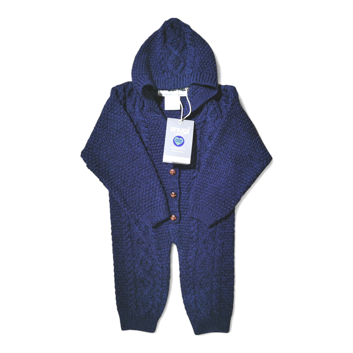 Baby's Knitted Romper Suit