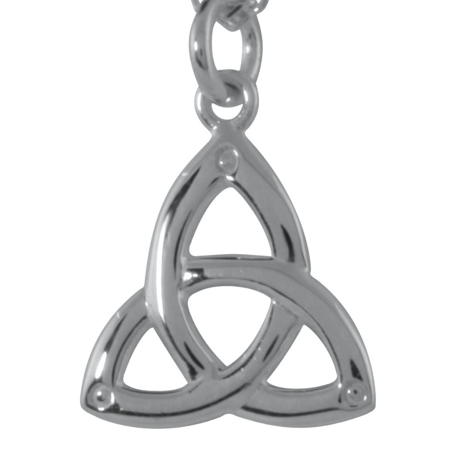 Sterling Silver Trinity Knot Necklace