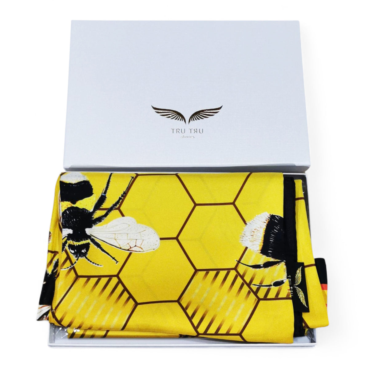 Silk Honey Bee Scarf