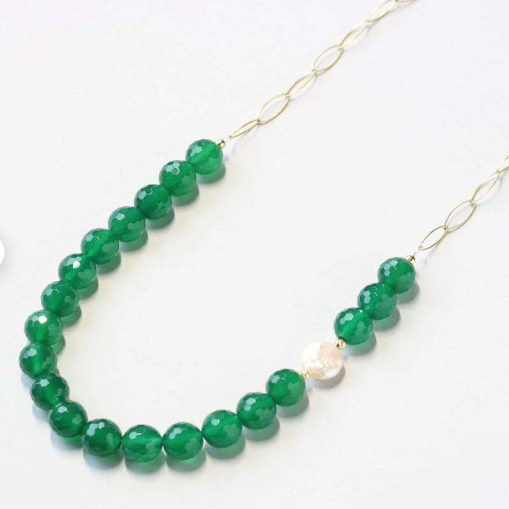 Green Agate Necklace